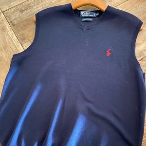 Polo Ralph Lauren Navy Blue Sweater Vest